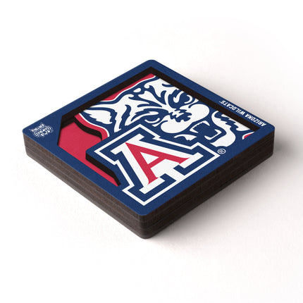 Arizona Wildcats 3D Logo Series Magnet