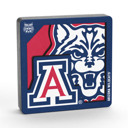 Arizona Wildcats 3D Logo Series Magnet