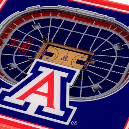 Arizona Wildcats 3D Stadium View Coasters