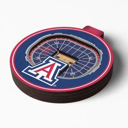Arizona Wildcats 3D StadiumView Ornaments