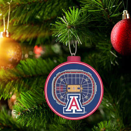 Arizona Wildcats 3D StadiumView Ornaments