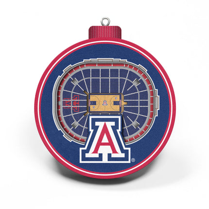 Arizona Wildcats 3D StadiumView Ornaments