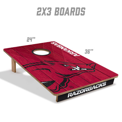Arkansas Razorbacks 2x3 Cornhole