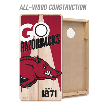 Arkansas Razorbacks 2x4 Cornhole Boards