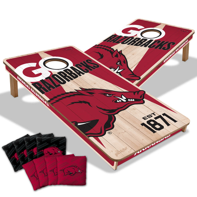 Arkansas Razorbacks 2x4 Cornhole Boards
