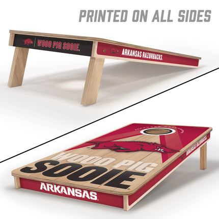 Arkansas Razorbacks 2x4 Slogan Series Cornhole Boards