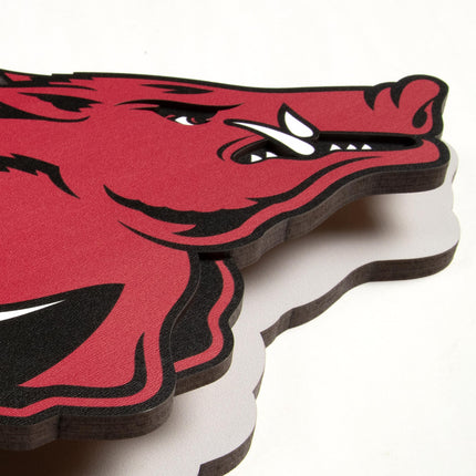 Arkansas Razorbacks 3DX Die Cut Logo