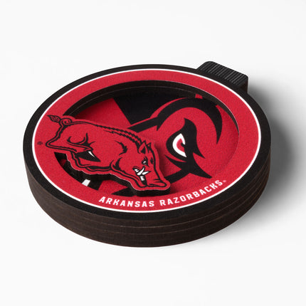 Arkansas Razorbacks 3D Logo Series Ornament