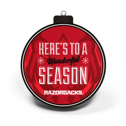 Arkansas Razorbacks 3D StadiumView Ornaments