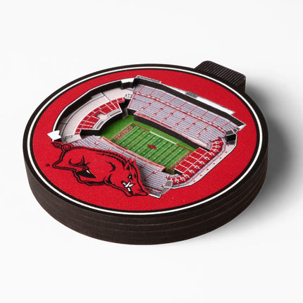 Arkansas Razorbacks 3D StadiumView Ornaments