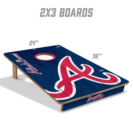 Atlanta Braves 2x3 Cornhole Boards
