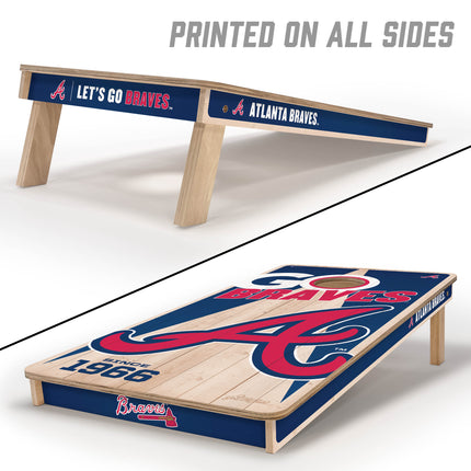 Atlanta Braves Cornhole Boards 2x4