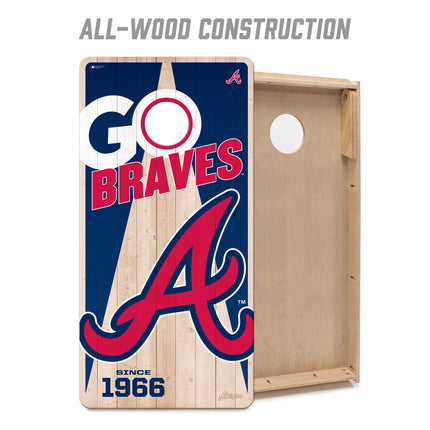 Atlanta Braves Cornhole Boards 2x4