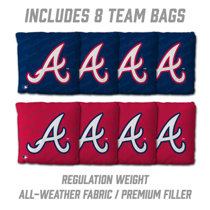 Atlanta Braves Cornhole Boards 2x4
