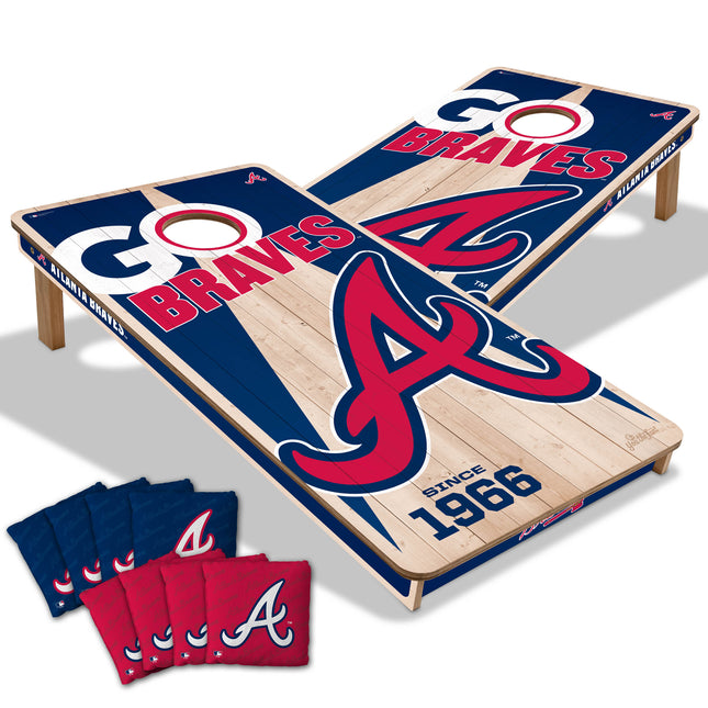 Atlanta Braves Cornhole Boards 2x4