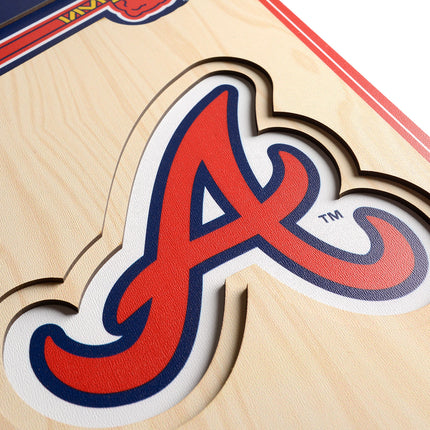 Atlanta Braves 8x32 3D Stadium Banner