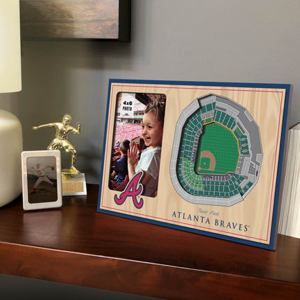 Atlanta Braves 3D StadiumView Picture Frame