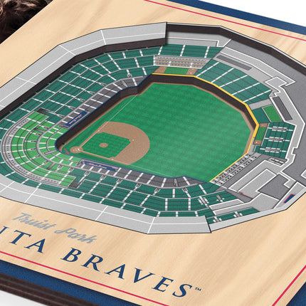 Atlanta Braves 3D StadiumView Picture Frame