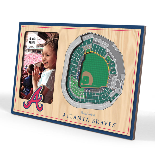 Atlanta Braves 3D StadiumView Picture Frame