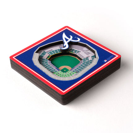 Atlanta Braves 3D StadiumView Magnets
