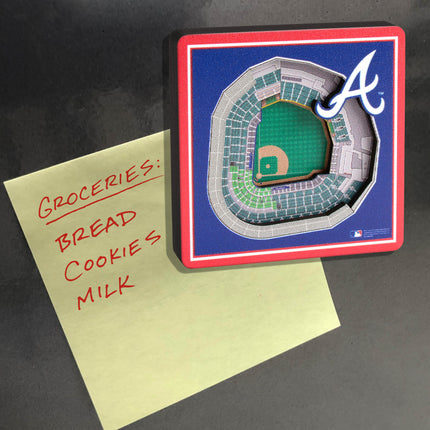 Atlanta Braves 3D StadiumView Magnets