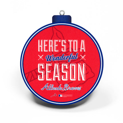 Atlanta Braves 3D StadiumView Ornaments