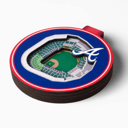 Atlanta Braves 3D StadiumView Ornaments