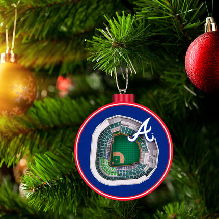 Atlanta Braves 3D StadiumView Ornaments