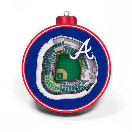Atlanta Braves 3D StadiumView Ornaments