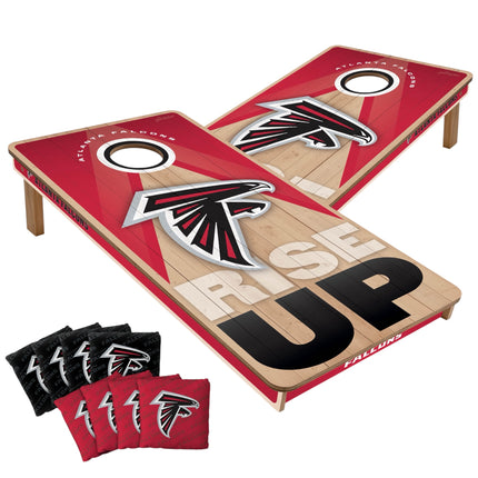 Atlanta Falcons Cornhole Boards 2x4 Slogan Series