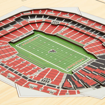 Atlanta Falcons 5-Layer 3D StadiumView Wall Art