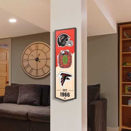 Atlanta Falcons 3D Stadium 6x19 Banners