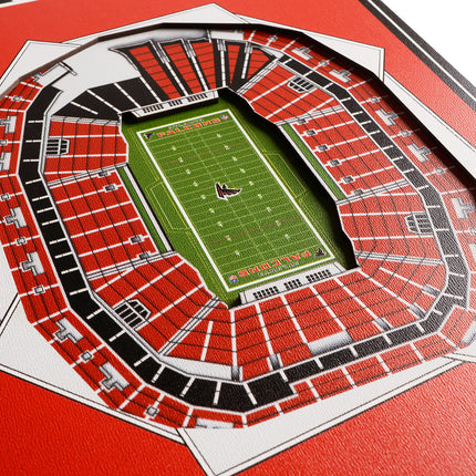 Atlanta Falcons 8x32 3D Stadium Banner