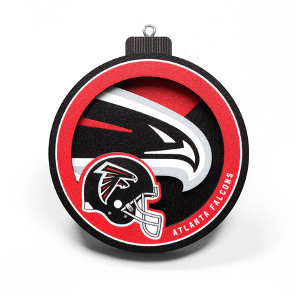 Atlanta Falcons 3D Logo Series Ornament