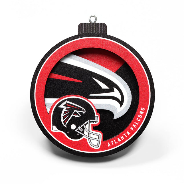 Atlanta Falcons 3D Logo Series Ornament