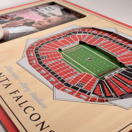 Atlanta Falcons 3D StadiumView Picture Frame