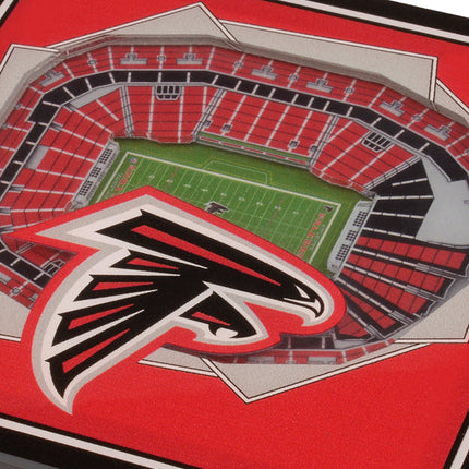 Atlanta Falcons 3D Stadium View Coasters