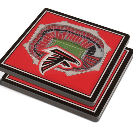 Atlanta Falcons 3D Stadium View Coasters