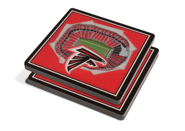 Atlanta Falcons 3D Stadium View Coasters