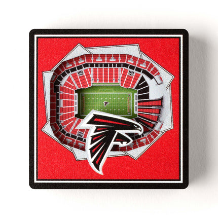 Atlanta Falcons 3D StadiumView Magnets