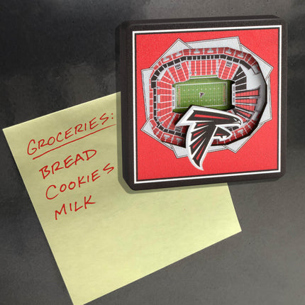 Atlanta Falcons 3D StadiumView Magnets