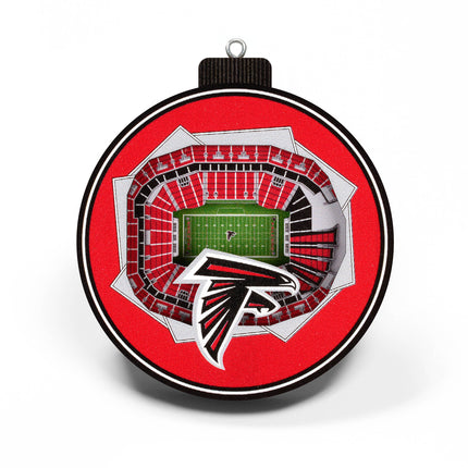 Atlanta Falcons 3D StadiumView Ornaments
