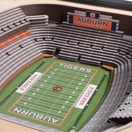 Auburn TIgers 25-Layer StadiumViews 3D Wall Art