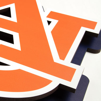 Auburn Tigers 3DX Die Cut Logo