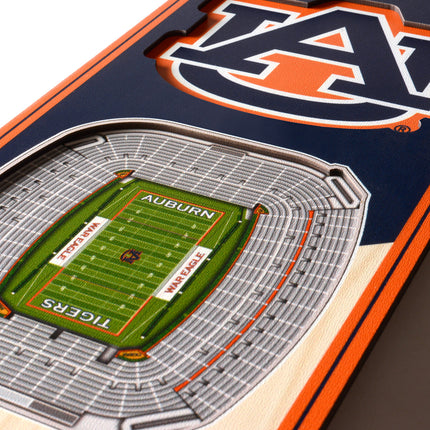 Auburn Tigers 3D Stadium 6x19 Banners