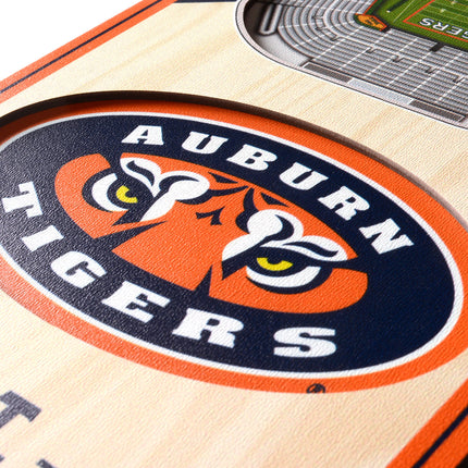 Auburn Tigers 3D Stadium 6x19 Banners