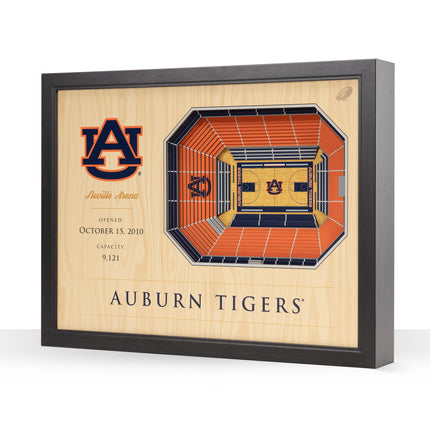Auburn Tigers 25-Layer StadiumViews 3D Wall Art