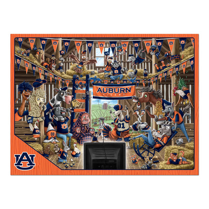 Auburn Tigers Barnyard Fans Puzzle - 500 PC