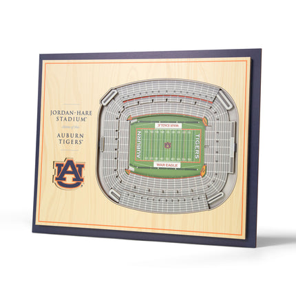 Auburn Tigers 5-Layer 3D StadiumView Wall Art