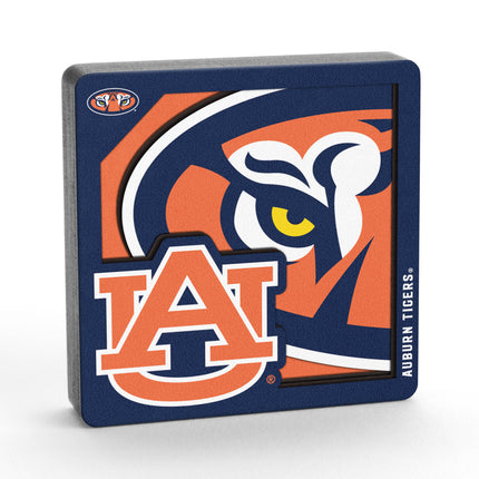 Auburn Tigers 3D Logo Series Magnet